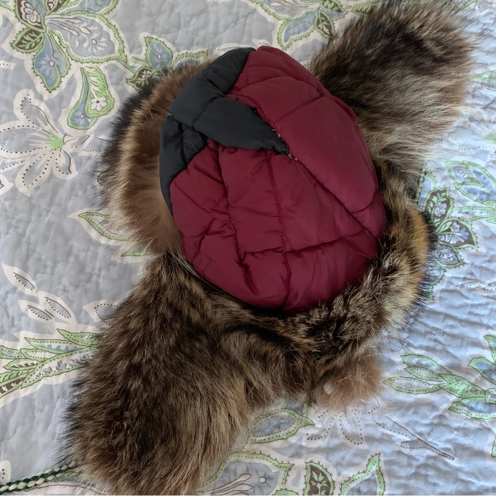 Leather and Fur Winter Hat - Picture 3 of 6